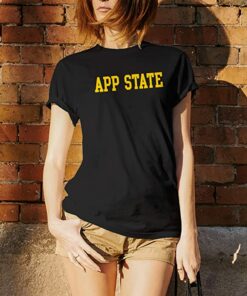 Appalachian State Mountaineers Basic Block, Team Color Shirts, College, University