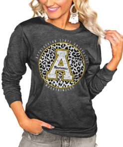 Appalachian State Mountaineers Call The Shots Luxe Boyfriend Long Sleeve Shirts