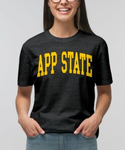Appalachian State Mountaineers Mega Arch - NCAA University Short Sleeve Shirts