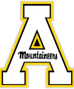 Appalachian State Mountaineers NCAA Logo Vinyl Decals Sticker For Car Truck Door And Window Laptop