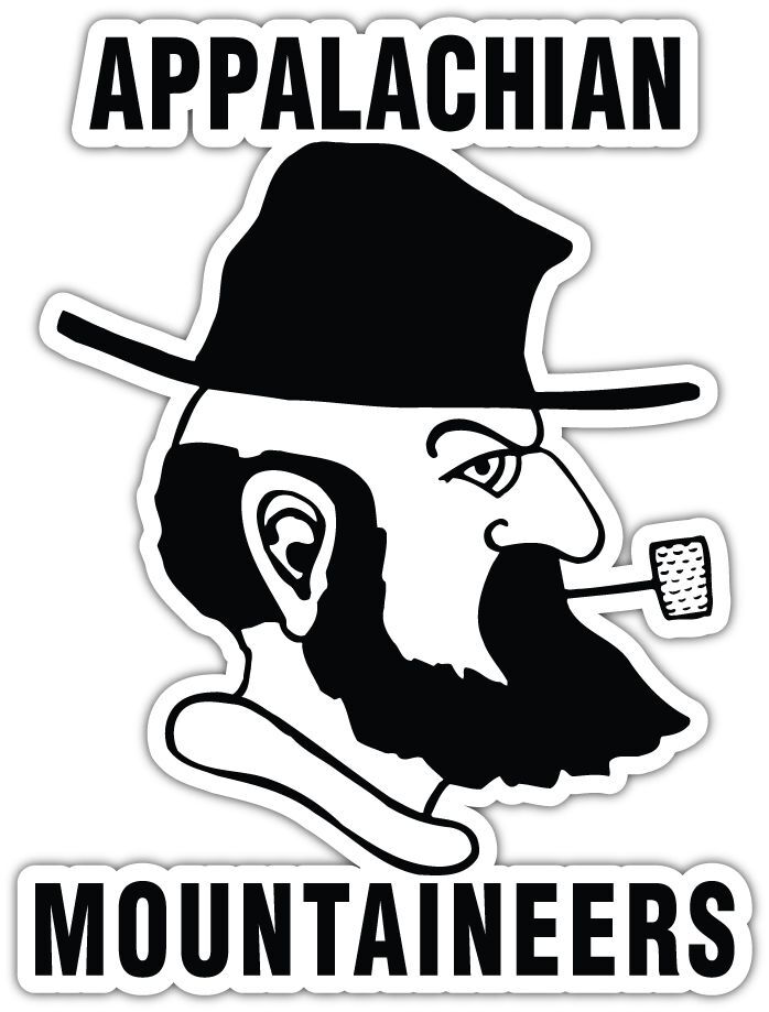 Appalachian State Mountaineers NCAA Vinyl Decals Sticker For Car Truck Door And Window Laptop Gifts For Fan