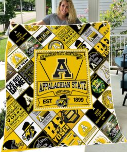 Appalachian State Mountaineers Sherpa Fleece Blanket Gifts for NCAA Fans