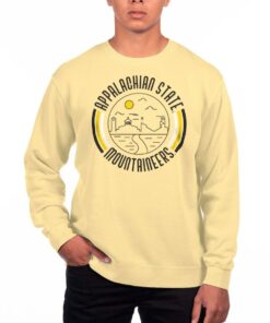 Appalachian State Mountaineers Uscape Apparel Pigment Dyed Fleece Crew Neck Sweatshirt