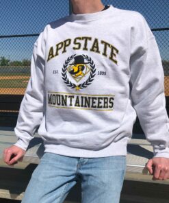 Appalachian State University Mountaineers Vintage Crewneck Sweatshirt