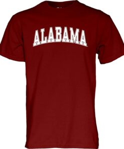 Arching Team Color Short Sleeve Shirt, Alabama Sweatshirt Gifts for Alabama Fans