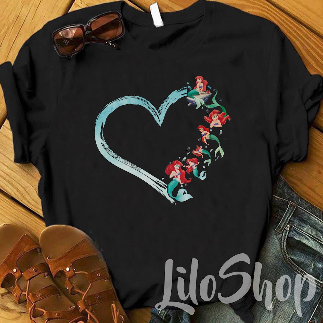 Ariel Mermaid Shirt, Disney Family Shirt, The Little Mermaid Shirt, Cute Mermaid Shirt, Mermaid Tees, Ariel Disney shirt, Disney Princess Gift For Men Women Kid Hoodie Sweatshirt Toddler Shirt