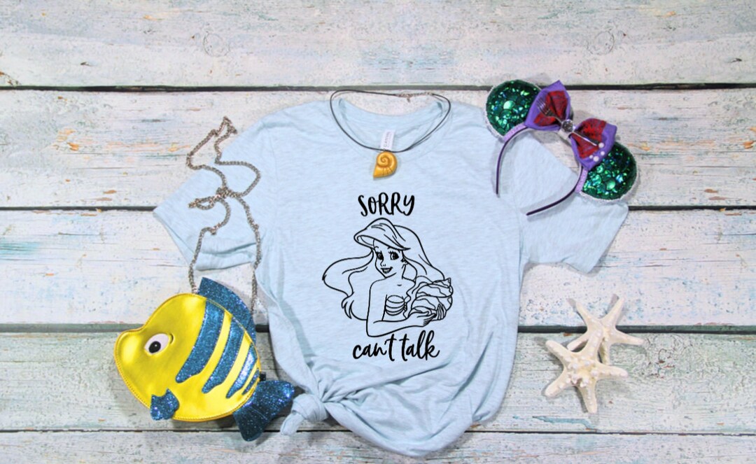 Ariel Shirt, Little Mermaid Shirt, Sorry Can't Talk, Women's Disney Shirts, Disney Shirts, Disney World Shirt, Girls Disney Shirt Gift For Men Women Kid Hoodie Sweatshirt Toddler Shirt