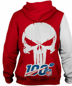 Arizona Cardinals Hoodies Skull Printed Gifts for Fans