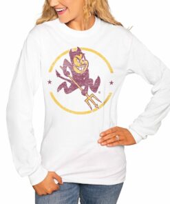 Arizona State Sun Devils End Zone Long Sleeve T-Shirt, Arizona State Sun Devils NCAA Sweatshirts, Hoodie, Shirt Gifts for Fans