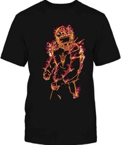Arizona State Sun Devils Hoodie - Football Player On Fire, Arizona State Sun Devils NCAA Sweatshirts, Hoodie, Shirt Gifts for Fans
