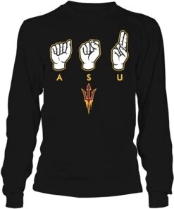Arizona State Sun Devils Shirt - Peace Love Fork 'Em, Arizona State Sun Devils NCAA Sweatshirts, Hoodie, Shirt Gifts for Fans