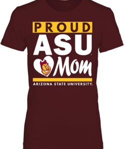Arizona State Sun Devils T-Shirt - Arizona State University Proud Mom, Arizona State Sun Devils NCAA Sweatshirts, Hoodie, Shirt Gifts for Fans