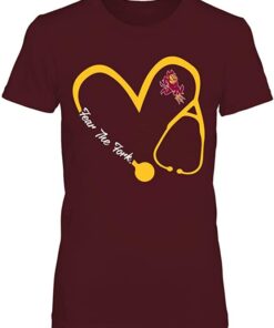 Arizona State Sun Devils T-Shirt - Heart 3/4 Nurse, Arizona State Sun Devils NCAA Sweatshirts, Hoodie, Shirt Gifts for Fans