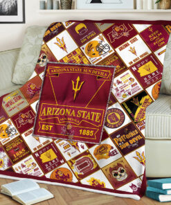 Arizona State Sun Devils University Sherpa Fleece Blanket
