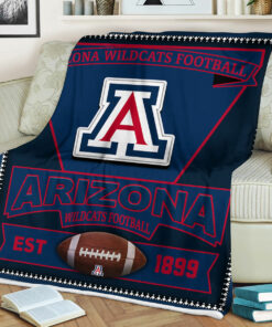 Arizona Wildcats University Sherpa Fleece Blanket Gifts for Fans