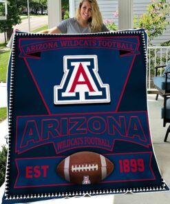 Arizona Wildcats University Sherpa Fleece Blanket Gifts for Fans