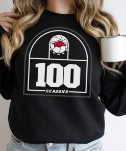Arkansas Basketball 100Th Season Sweatshirt, Razorback Basketball Crewneck, Arkansas Razorback Sweater, Sec Basketball Crewneck, Go Hogs Tee, Hoodie