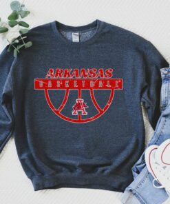 Arkansas Basketball Sweatshirt, Razorback Basketball Crewneck, Hogs Basketball Sweater, Throwback Basketball Sweatshirt, Sec Basketball Tee, Hoodie