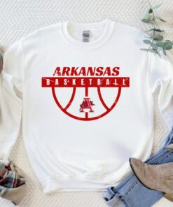Arkansas Basketball Sweatshirt, Razorback Basketball Crewneck, Hogs Basketball Sweater, Throwback Basketball Sweatshirt, Sec Basketball Tee, Hoodie