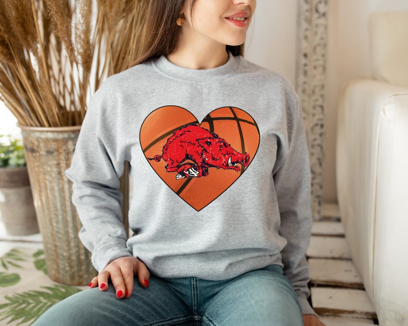 Arkansas Basketball Sweatshirt, Razorback Basketball Crewneck, University of Arkansas Sweater, Woo Pig Sooie Pullover, Go Hogs Sweatshirt, Hoodie, Shirt