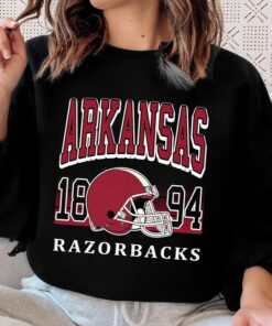 Arkansas Crewneck Sweatshirt, Vintage Arkansas Football Sweatshirt, University Football Fan Shirt