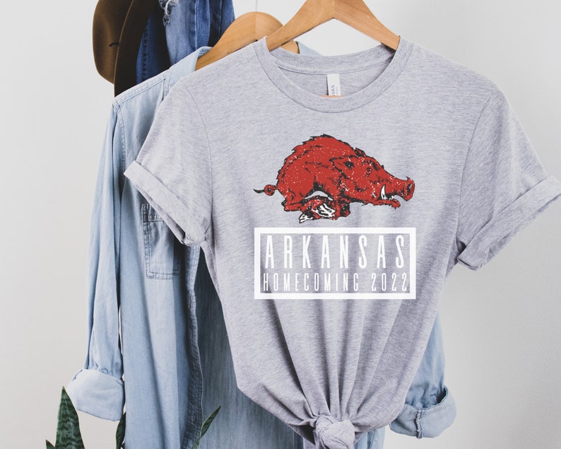 Arkansas Homecoming Shirt, Arkansas Football Shirt, Razorback Football Tshirt, Arkansas Razorbacks Tee, Woo Pig Sooie Tee Shirt, Go Hogs Tee, Sweatshirt, Hoodie