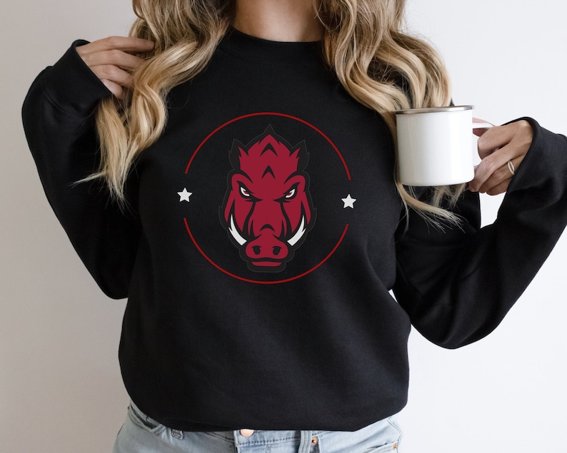 Arkansas Razorback Sweatshirt, University of Arkansas Crewneck, Arkansas Pullover, Razorbacks Sweater, Woo Pig Sooie Sweatshirt, Go Hogs Tee, Hoodie