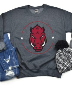 Arkansas Razorback Sweatshirt, University of Arkansas Crewneck, Arkansas Pullover, Razorbacks Sweater, Woo Pig Sooie Sweatshirt, Go Hogs Tee, Hoodie