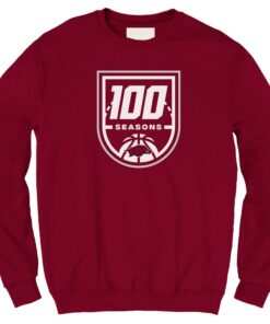 Arkansas Razorbacks 100 Seasons Basketball Fleece Crew Cardinal, Hogs Shirt Gifts For Razorbacks Fans, Arkansas Razorbacks Hoodie