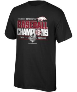 Arkansas Razorbacks 2021 Sec Baseball Tournament Champs Locker Room Short Sleeve T-Shirt, Hogs Shirt Gifts For Razorbacks Fans, Arkansas Razorbacks Hoodie