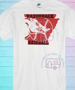 Arkansas Razorbacks Baseball, Woo Pig Sooie, Baseball Bleached T-Shirt, University of Arkansas Hoodie, Sweatshirt