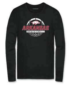 Arkansas Razorbacks Basketball Spotlight Unisex Long Sleeve T-Shirt, Hogs Shirt Gifts For Razorbacks Fans, Arkansas Razorbacks Hoodie