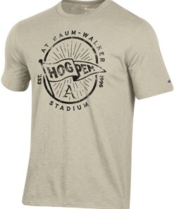 Arkansas Razorbacks Champion Hog Pen Baseball Short Sleeve Slub T-Shirt, Hogs Shirt Gifts For Razorbacks Fans, Arkansas Razorbacks Hoodie