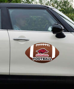 Arkansas Razorbacks Football Vinyl Decal Sticker For Car Truck Door And Windows, Laptop Set Of 2 Pcs