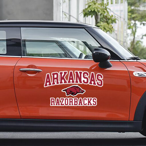 Arkansas Razorbacks Full Color Car Vinyl Decals Stickers For Window And