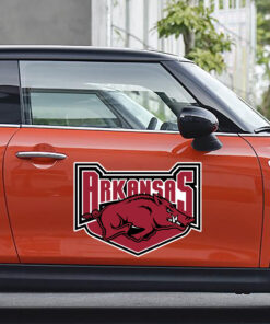 Arkansas Razorbacks Full Color Car Vinyl Decal Sticker For Door And Windows NCAA Football Gifts