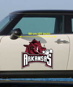 Arkansas Razorbacks Full Color Vinyl Decal Stickers For Truck car Door And Window