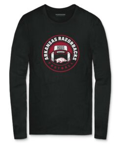 Arkansas Razorbacks Game Ball Football Long Sleeve T-Shirt, Hogs Shirt Gifts For Razorbacks Fans, Arkansas Razorbacks Hoodie