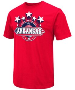 Arkansas Razorbacks Hoodie, Sweatshirt, Shirt Full Size Gifts For NCAA Fans, Arkansas Razorbacks 4th of July Starts T-Shirt
