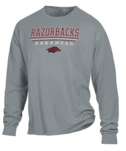 Arkansas Razorbacks Hoodie, Sweatshirt, Shirt Full Size Gifts For NCAA Fans, Arkansas Razorbacks Comfortwash Long Sleeve T-Shirt