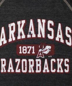 Arkansas Razorbacks Hoodie, Sweatshirt, Shirt Full Size Gifts For NCAA Fans, Arkansas Razorbacks Midday Tri-Blend Fleece Crew