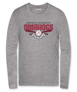Arkansas Razorbacks Hoodie, Sweatshirt, Shirt Full Size Gifts For NCAA Fans, Arkansas Razorbacks Omahogs Unisex Long Sleeve T-Shirt
