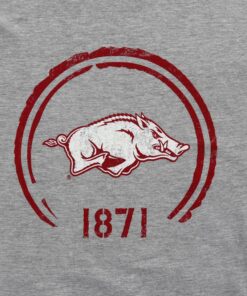 Arkansas Razorbacks Hoodie, Sweatshirt, Shirt Full Size Gifts For NCAA Fans, Arkansas Razorbacks Simple Stamp Long Sleeve T-Shirt
