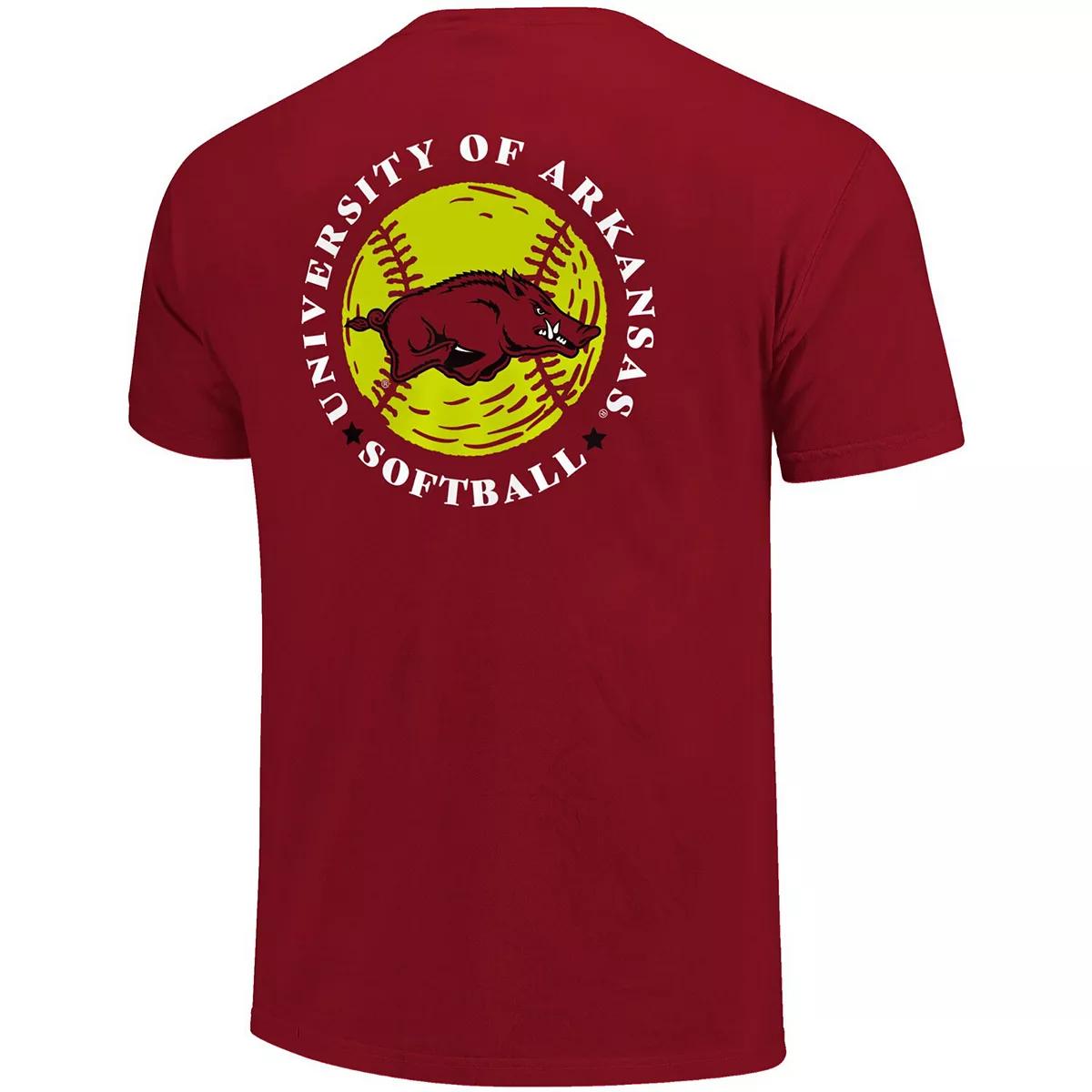 Arkansas Razorbacks Hoodie, Sweatshirt, Shirt Full Size Gifts For NCAA Fans, Cardinal Arkansas Razorbacks Softball Seal T-Shirt