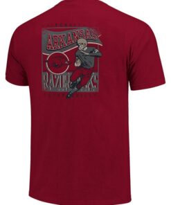 Arkansas Razorbacks Hoodie, Sweatshirt, Shirt Full Size Gifts For NCAA Fans, Football Breakaway Short Sleeve Cardinal