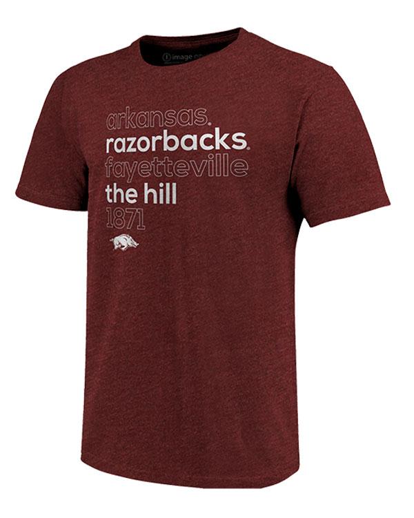 Arkansas Razorbacks Hoodie, Sweatshirt, Shirt Full Size Gifts For NCAA Fans, Left Stack T-Shirt