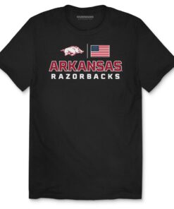 Arkansas Razorbacks Old Glory Unisex Short Sleeve T-Shirt, Hogs Shirt Gifts For Razorbacks Fans, Arkansas Razorbacks Hoodie