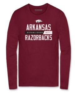 Arkansas Razorbacks School Harmony Long Sleeve T-Shirt Cardinal, Hogs Shirt Gifts For Razorbacks Fans, Arkansas Razorbacks Hoodie