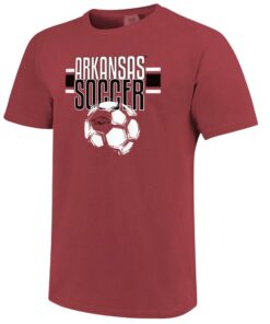 Arkansas Razorbacks Soccer Distressed Short Sleeve T-Shirt Cardinal, Hogs Shirt Gifts For Razorbacks Fans, Arkansas Razorbacks Hoodie