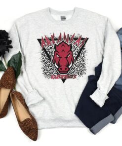 Arkansas Razorbacks Sweatshirt, Arkansas Football Sweatshirt, Arkansas Sweater, Woo Pig Sooie Crewneck, Razorback Football Sweatshirt